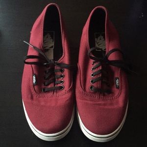Maroon Vans